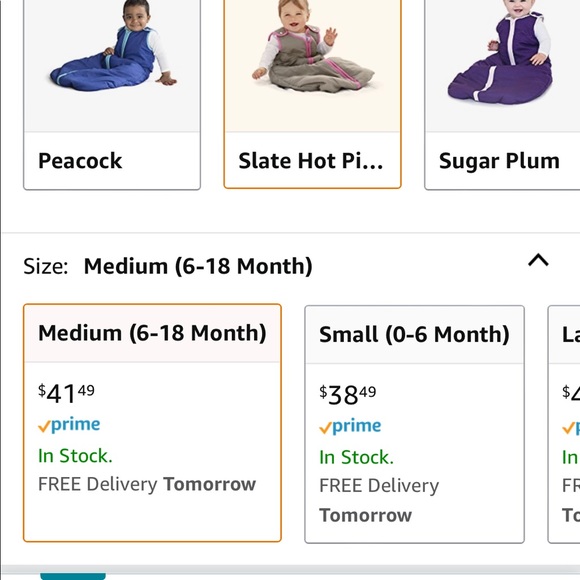 Baby DeeDee cold weather sleep sack - Picture 2 of 2